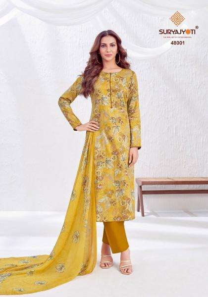 Suryajyoti naisha vol-48 Dress material wholesale market in Mumbai
