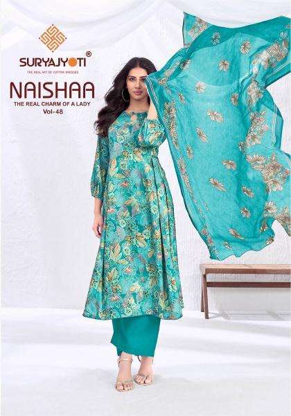 Suryajyoti naisha vol-48 Dress material wholesale market in Mumbai