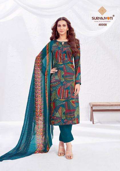 Suryajyoti naisha vol-48 Dress material wholesale market in Mumbai