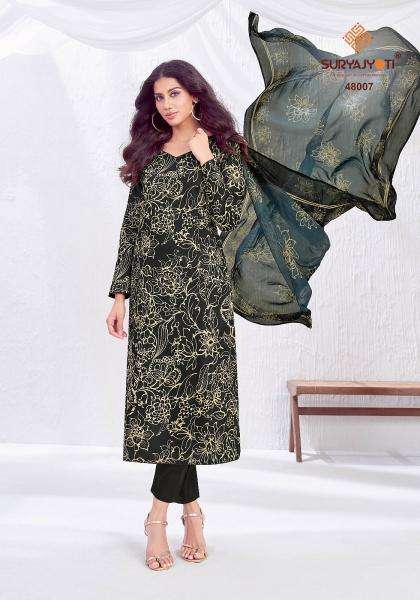 Suryajyoti naisha vol-48 Dress material wholesale market in Mumbai