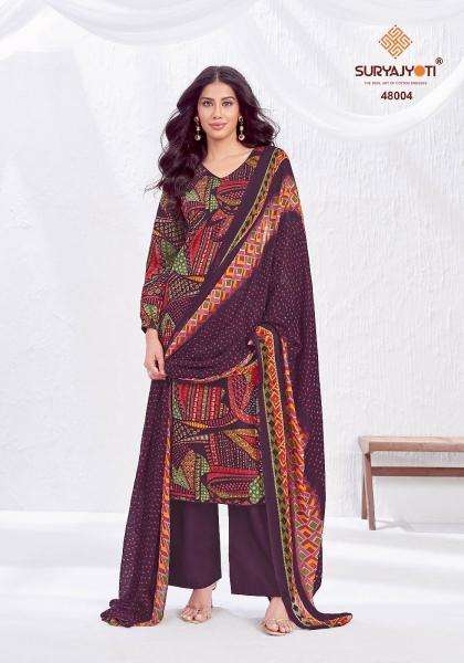 Suryajyoti naisha vol-48 Dress material wholesale market in Mumbai