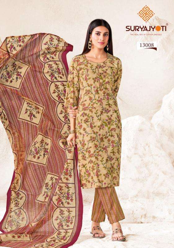 Suryajyoti preyasi vol-13 Dress materials Wholesale suppliers in Surat