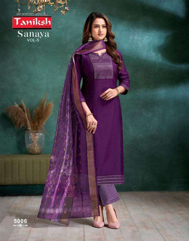 Taniksh sanaya vol 5 Kurtis in Ahmedabad market