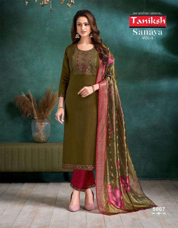 Taniksh sanaya vol 5 Kurtis in Ahmedabad market