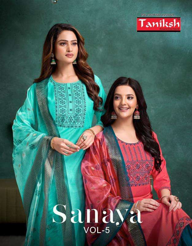 Taniksh sanaya vol 5 Kurtis in Ahmedabad market
