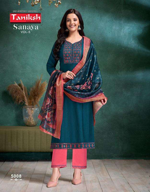 Taniksh sanaya vol 5 Kurtis in Ahmedabad market