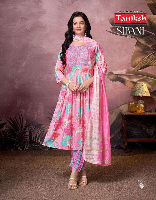 Taniksh sibani vol 9 Kurtis wholesale market