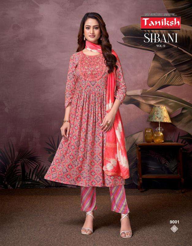 Taniksh sibani vol 9 Kurtis wholesale market