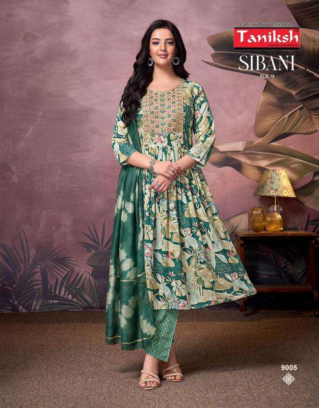 Taniksh sibani vol 9 Kurtis wholesale market