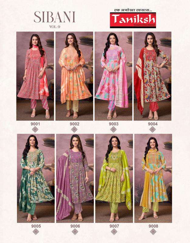 Taniksh sibani vol 9 Kurtis wholesale market