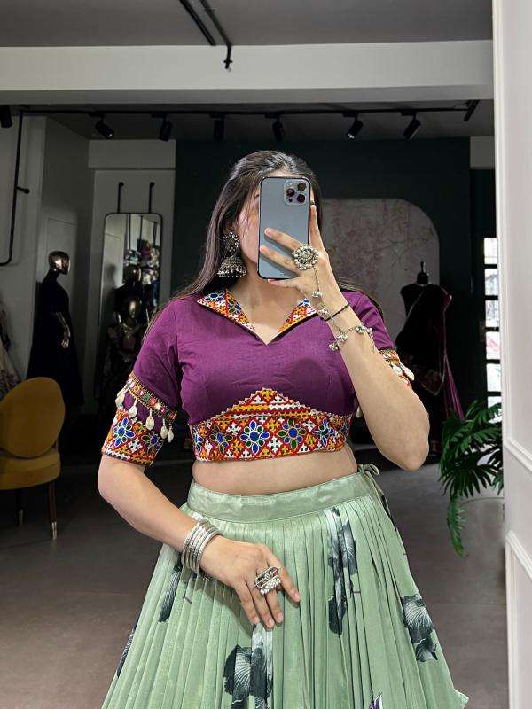Tasar Silk Co-ord Set 1734 Wholesale lehenga choli suppliers in India