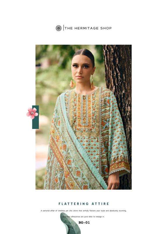 The hermitage shop bagh edition 4 Printed dress materials wholesale