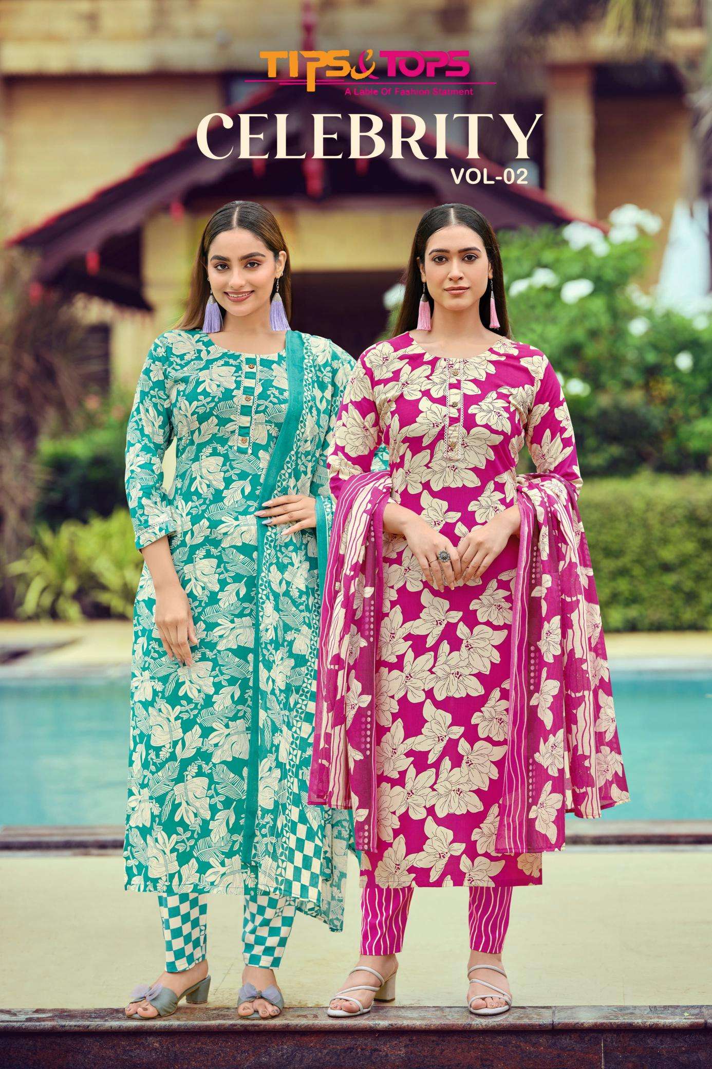 Tips & tops celebrity vol 2 Wholesale Indian Kurtis