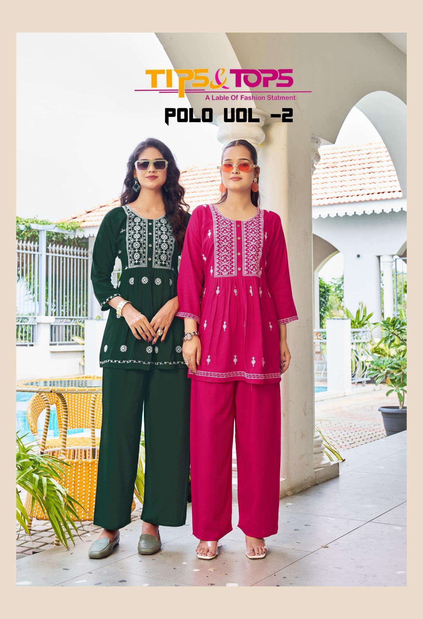 Tips & tops polo vol 2 Party wear Kurti dealer