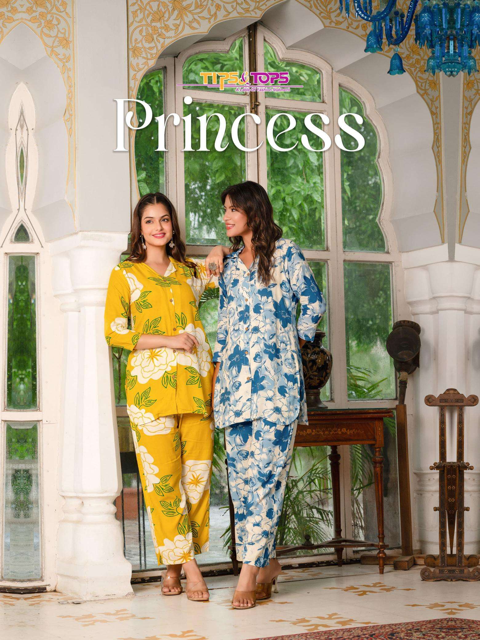 Tips & tops princess coord set indian kurti tunic womens tops kurta