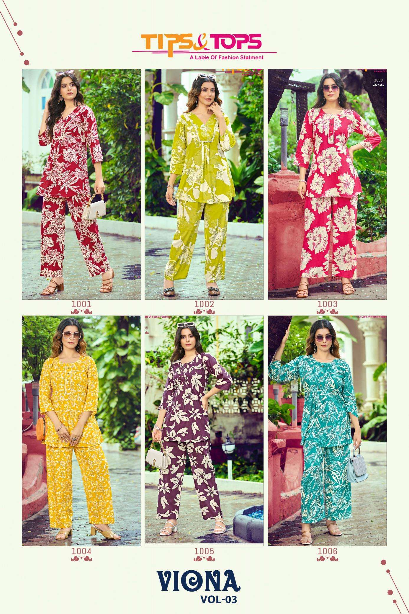 Tips & tops viona vol 3 indian kurti sets