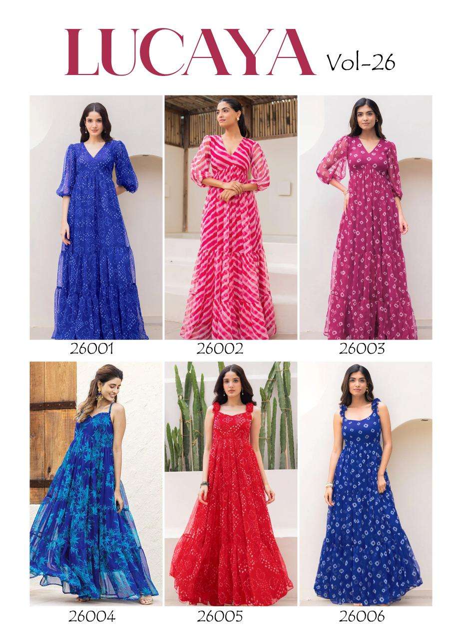 Universal lucaya vol 26 Wholesale designer kurtis in India