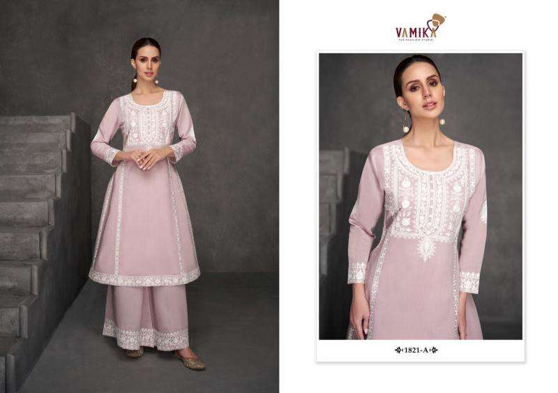 Vamika fiza viscos roman silk salwar suit wholesale in Gujarat