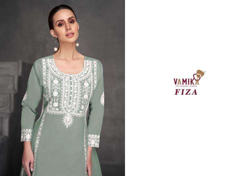 Vamika fiza viscos roman silk salwar suit wholesale in Gujarat