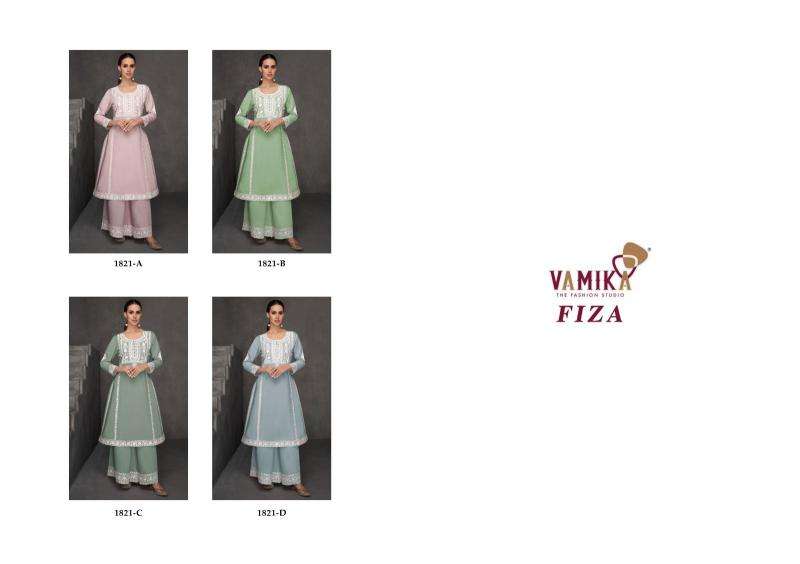 Vamika fiza viscos roman silk salwar suit wholesale in Gujarat