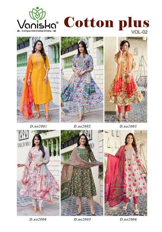 Vaniska cotton plus vol 2 indian kurtis online shopping usa