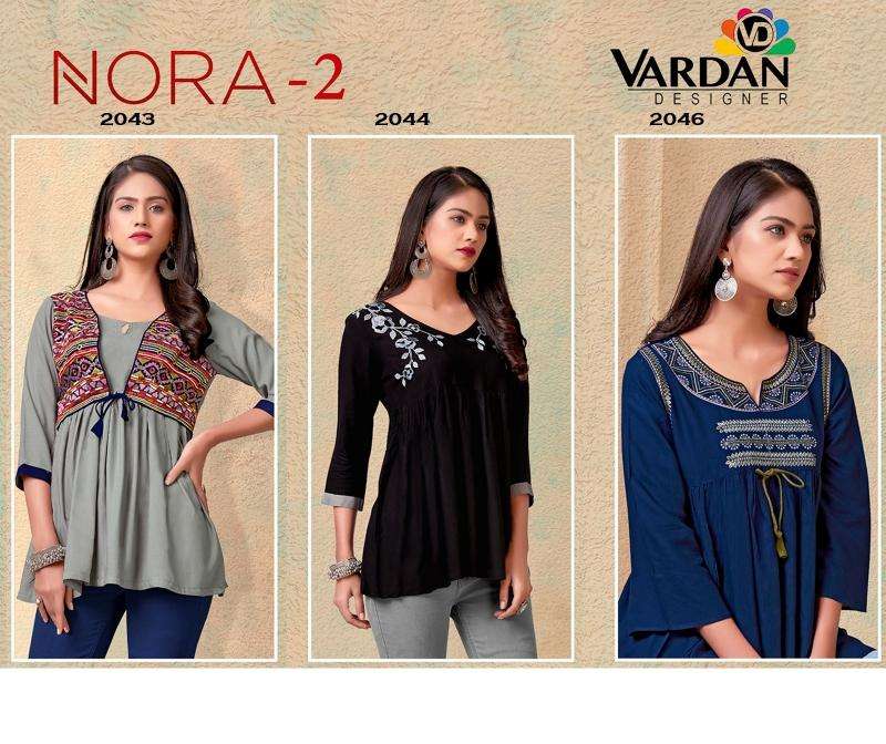 Vardan designer nora vol 2 Kurti manufacturers in India