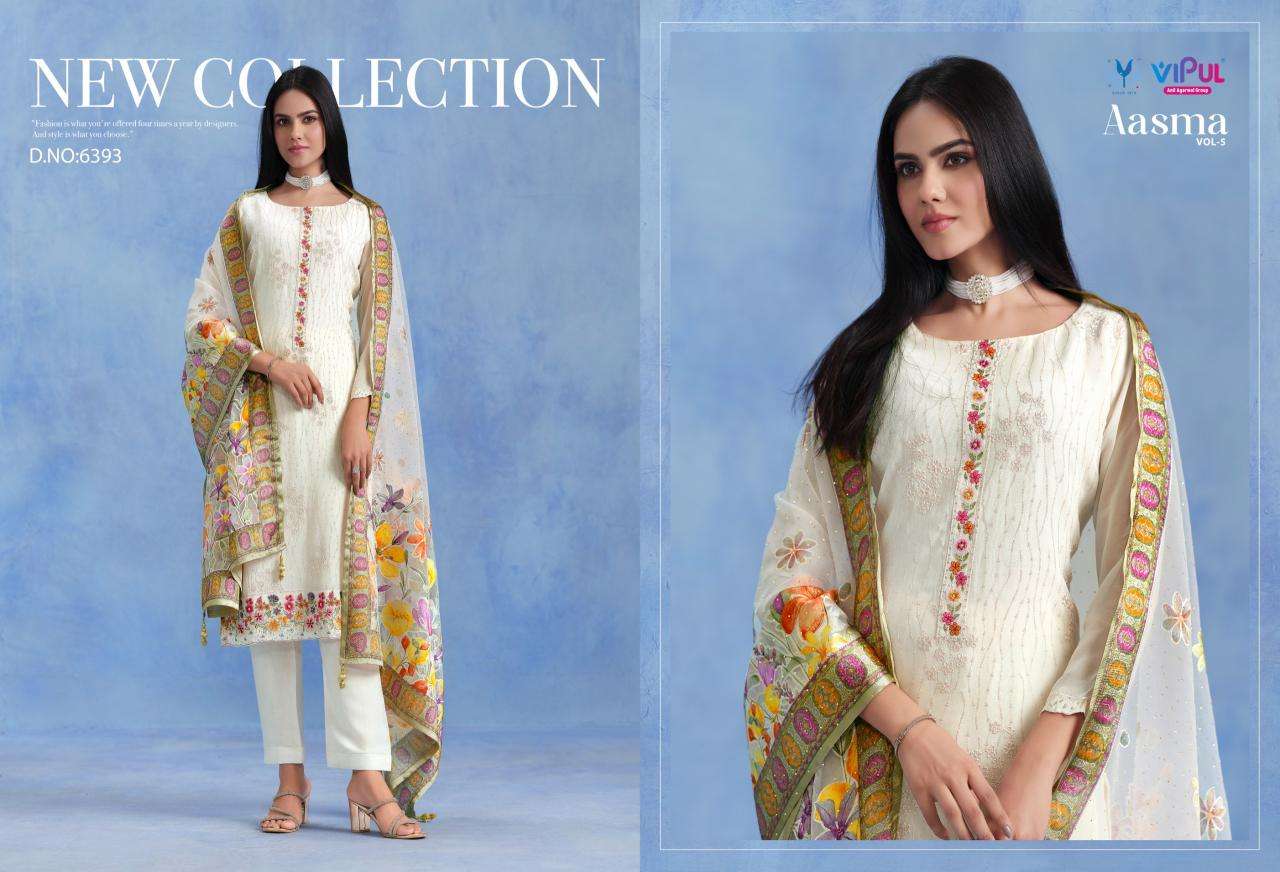 Vipul aasma vol 5 Wholesale dress materials in Mumbai