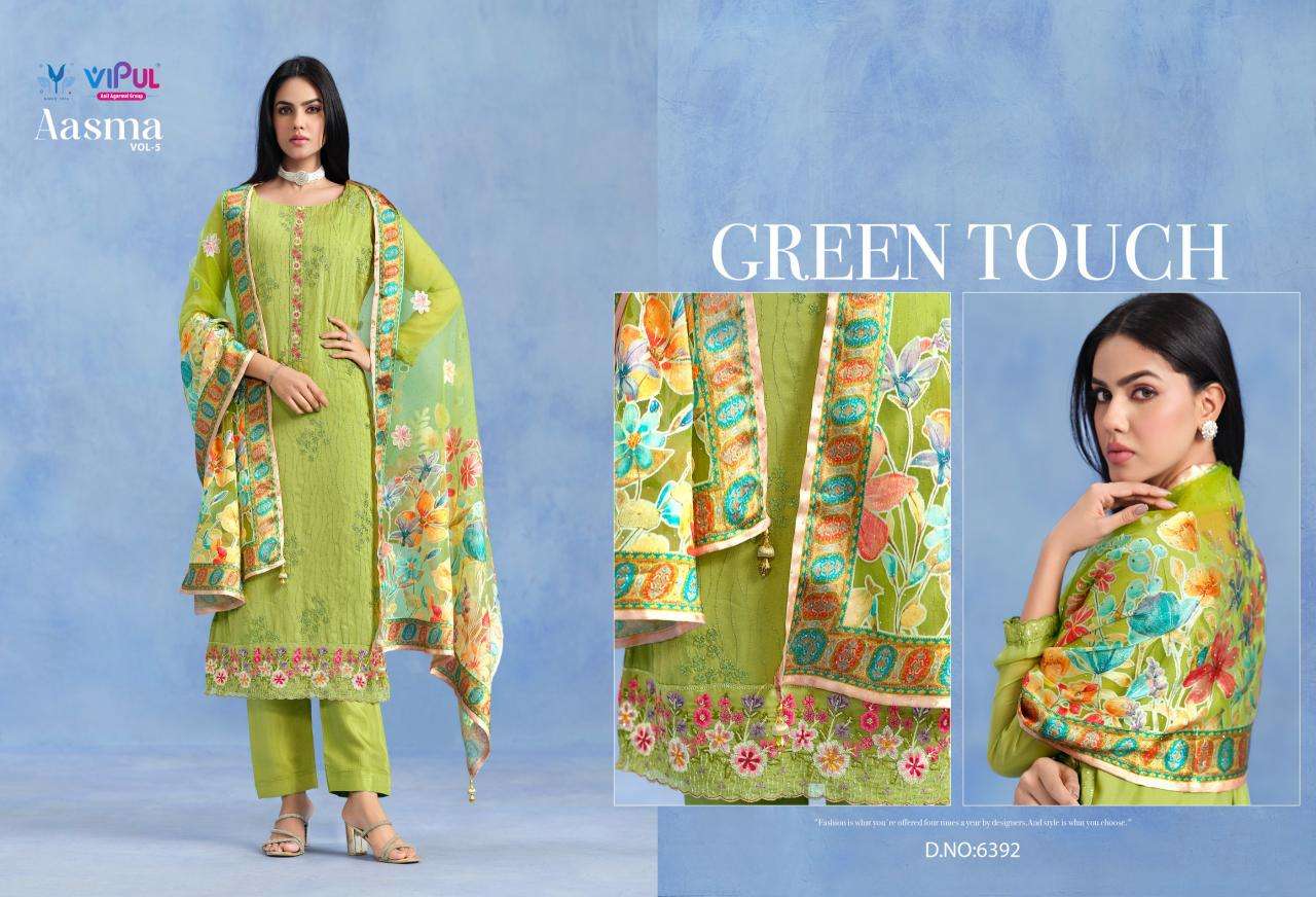 Vipul aasma vol 5 Wholesale dress materials in Mumbai
