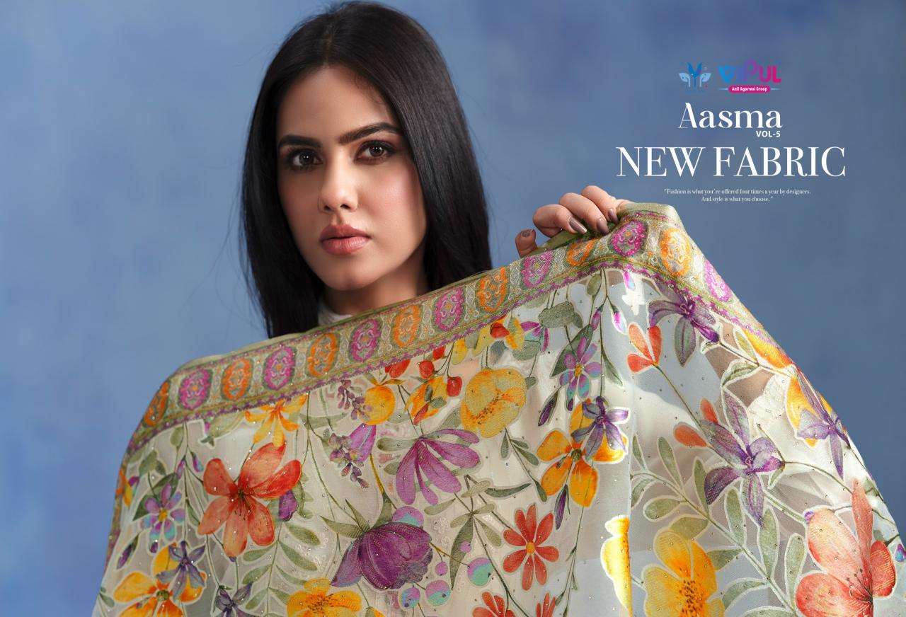 Vipul aasma vol 5 Wholesale dress materials in Mumbai