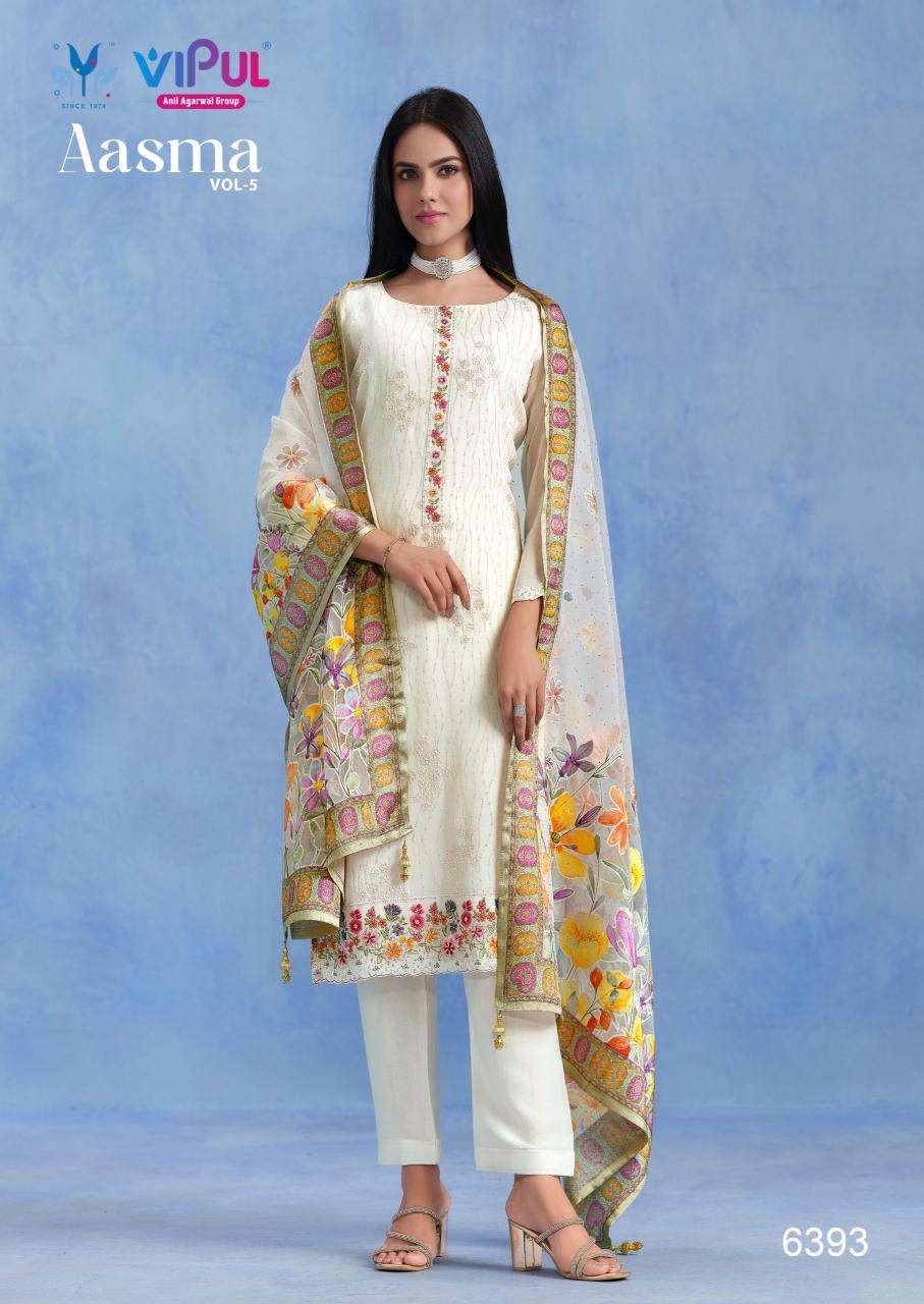Vipul aasma vol 5 Wholesale dress materials in Mumbai