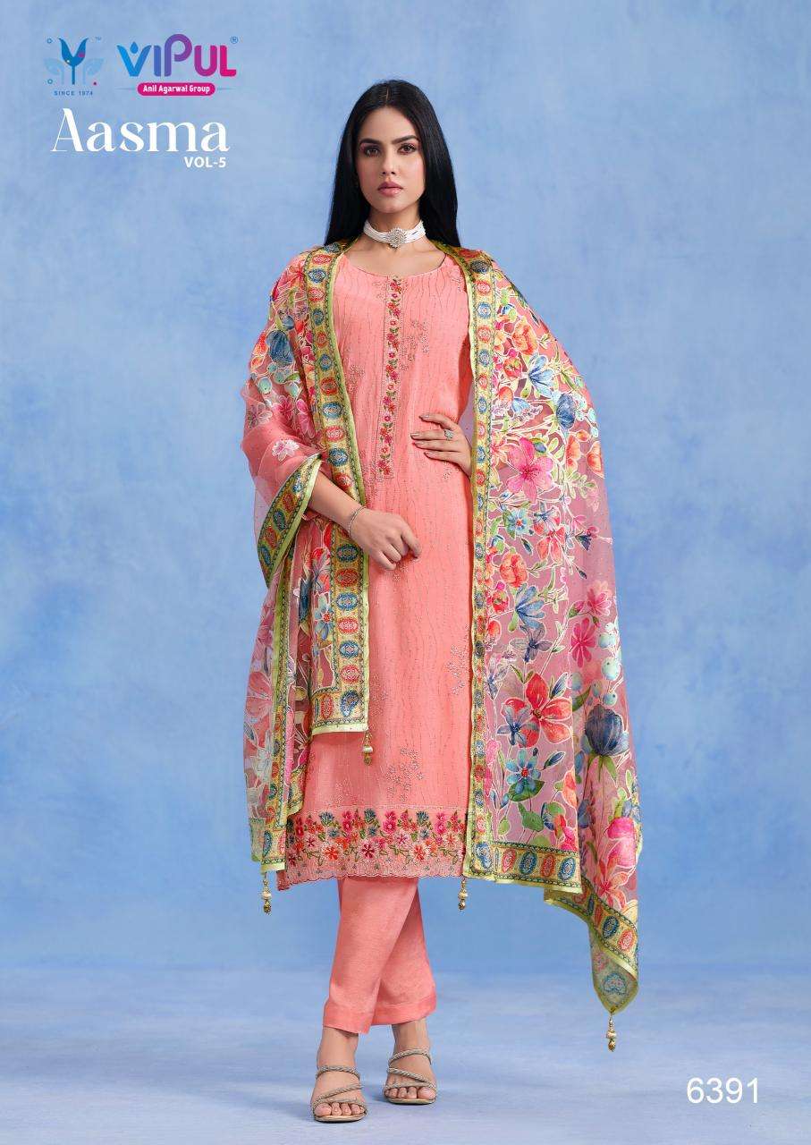 Vipul aasma vol 5 Wholesale dress materials in Mumbai