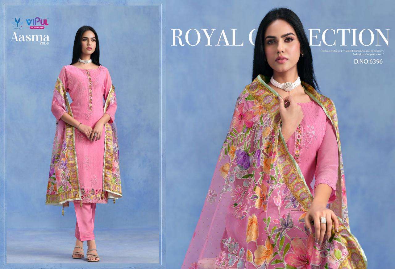 Vipul aasma vol 5 Wholesale dress materials in Mumbai