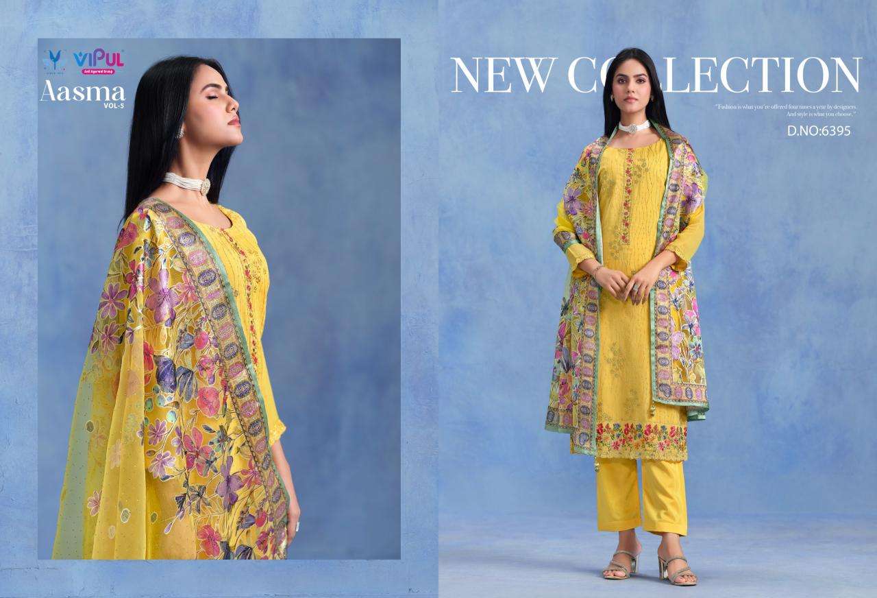 Vipul aasma vol 5 Wholesale dress materials in Mumbai