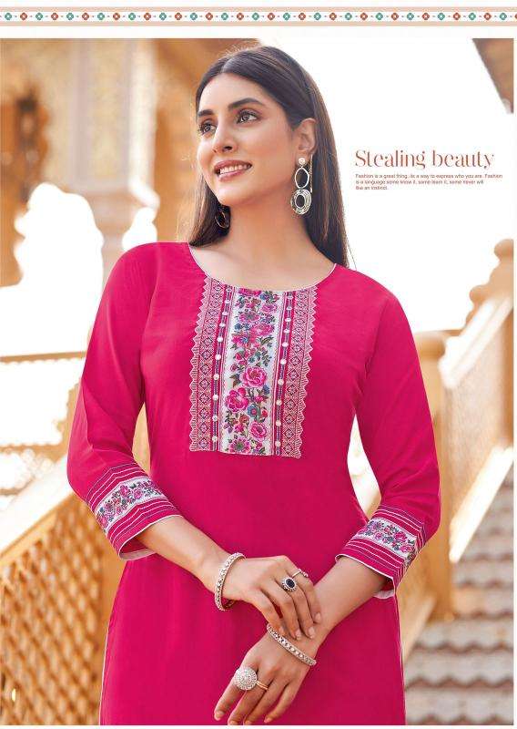 Wooglee barbella vol 13 Ladies Kurti wholesale