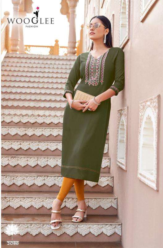 Wooglee barbella vol 13 Ladies Kurti wholesale
