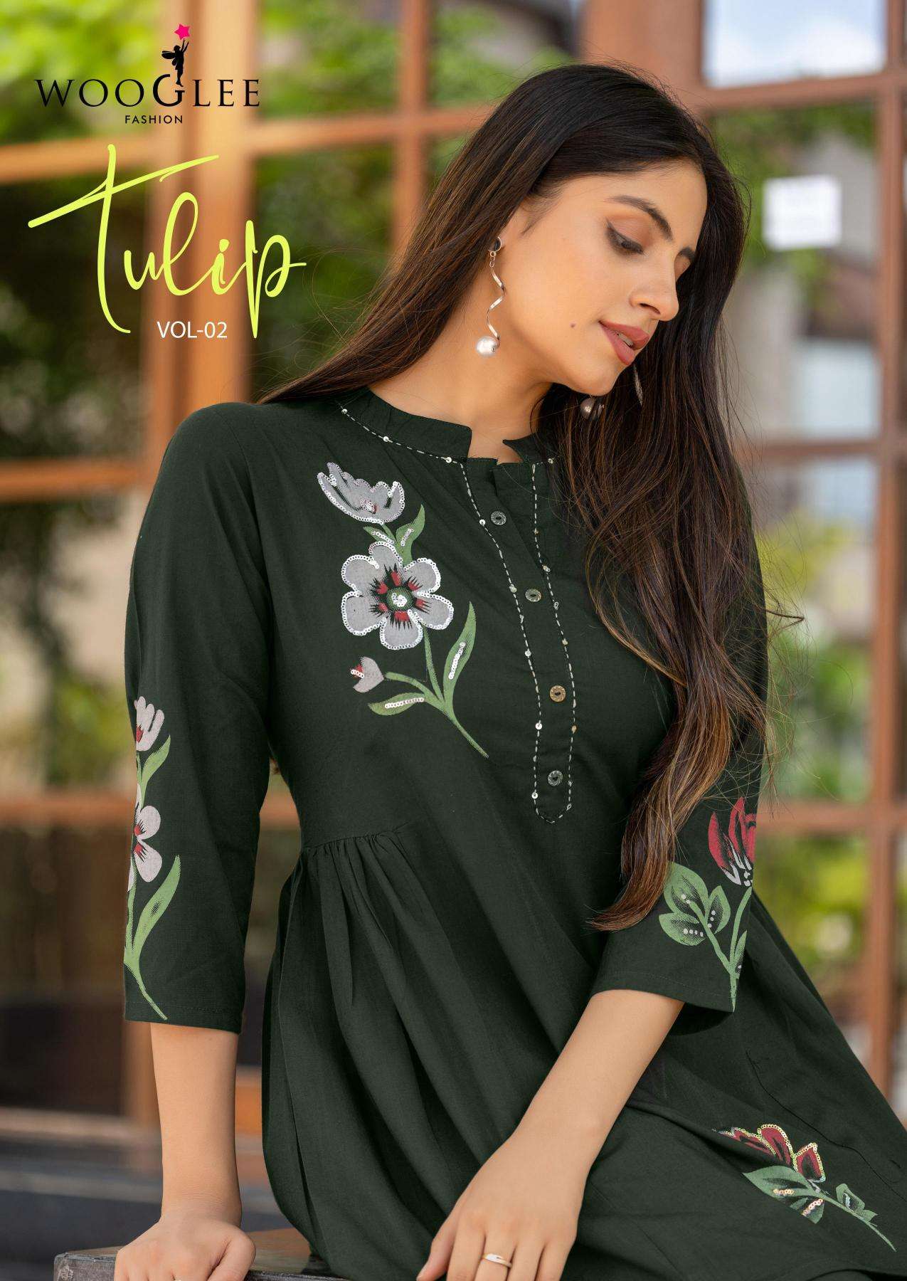 Wooglee tulip vol 2 co ord set Wholesale kurtis online