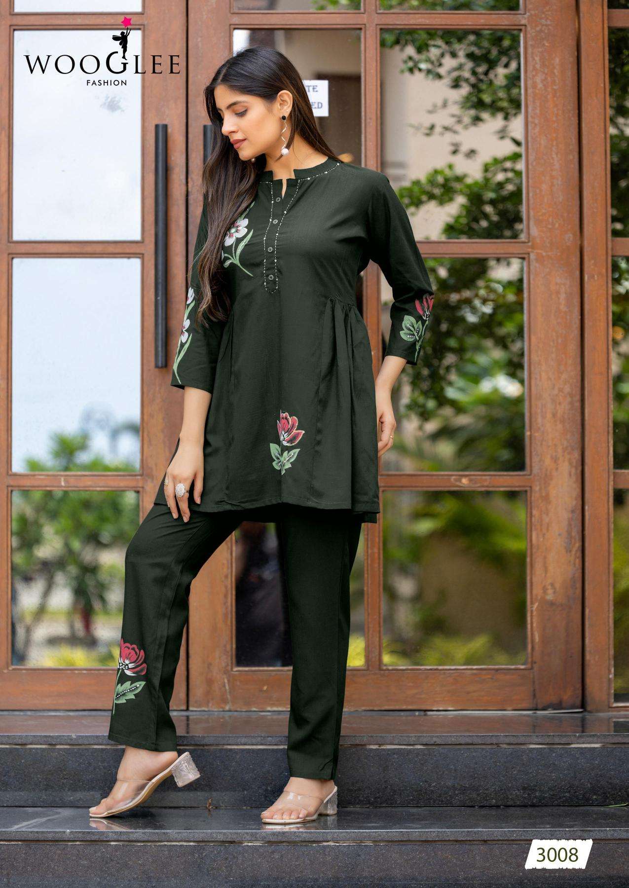 Wooglee tulip vol 2 co ord set Wholesale kurtis online