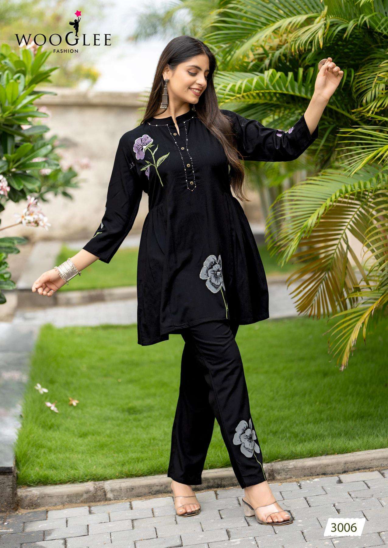 Wooglee tulip vol 2 co ord set Wholesale kurtis online