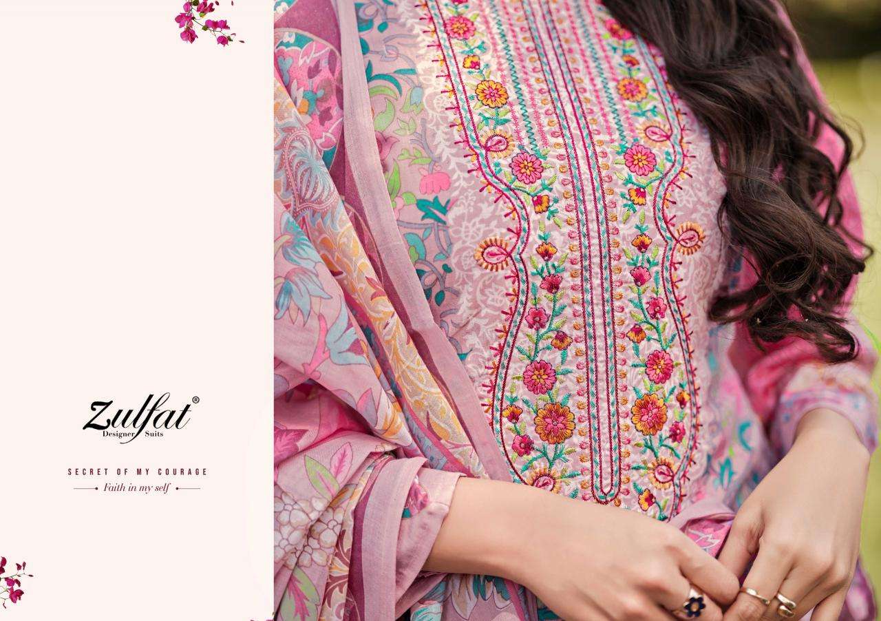 Zulfat designer suits gulnaaz vol 6 Indian dress materials wholesale