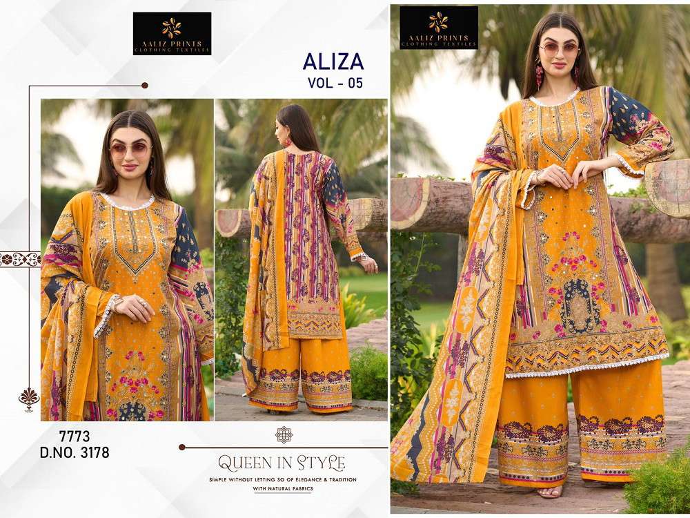Aaliz Aaliza Vol 5 Indian dress material wholesalers