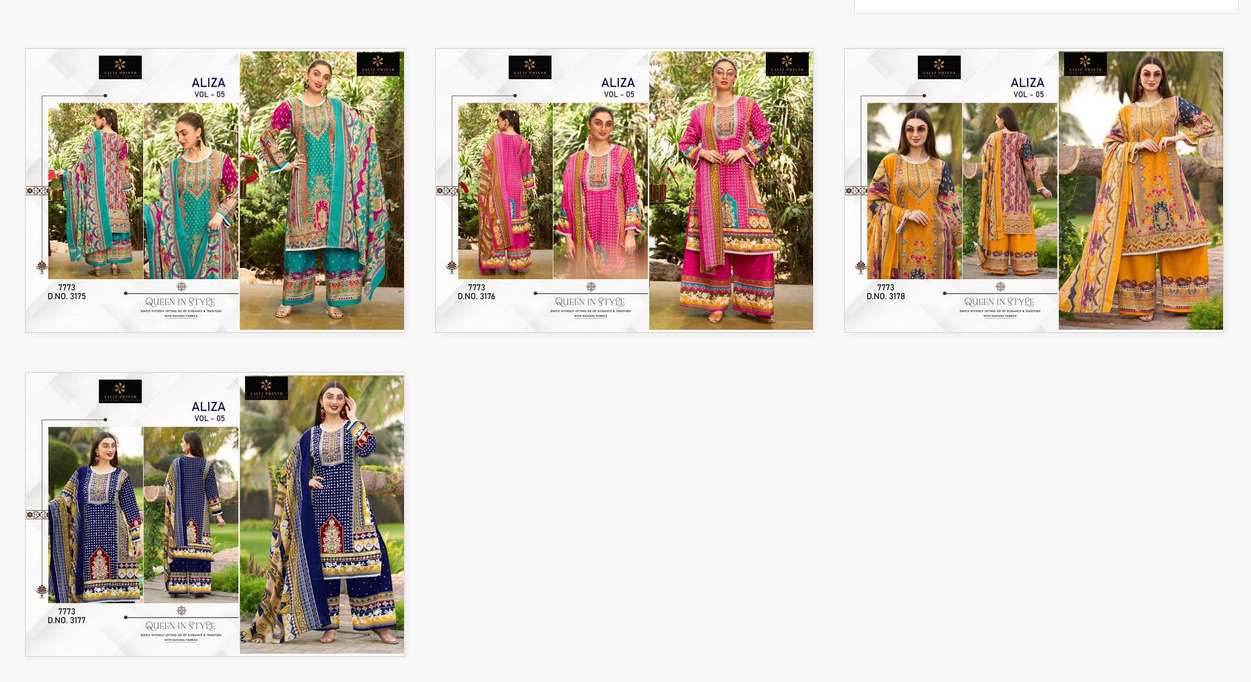 Aaliz Aaliza Vol 5 Indian dress material wholesalers