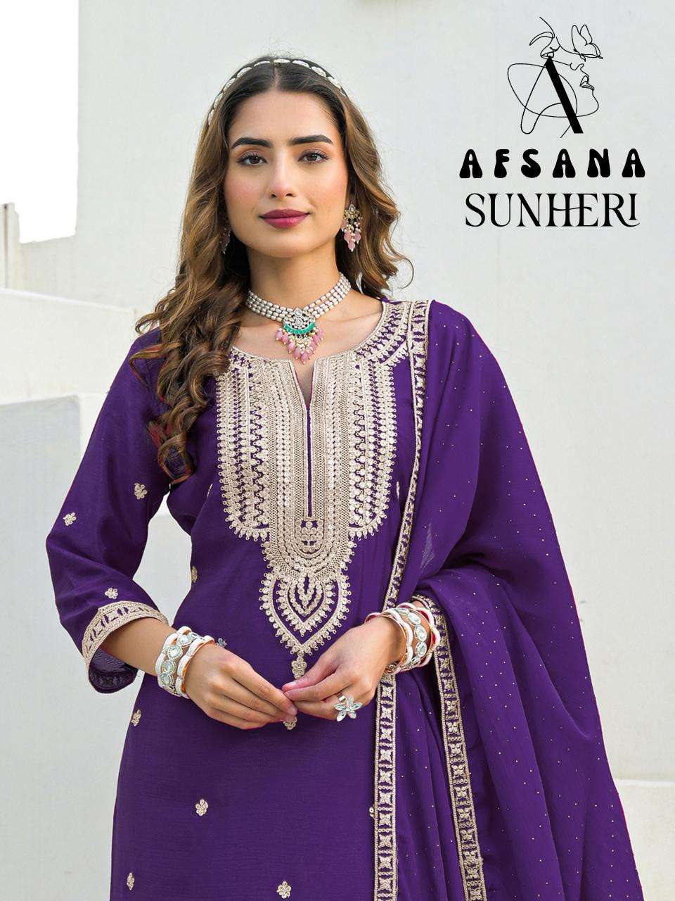 Afsana sunheri Salwar Kameez wholesale in Gujarat