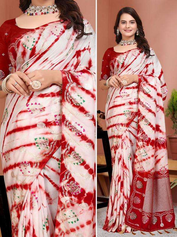 Akshara rajasthani rainbow shibhori Wholesale Saree supplier in surat