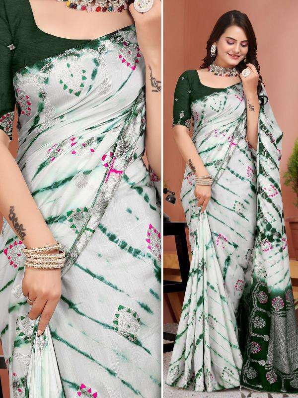 Akshara rajasthani rainbow shibhori Wholesale Saree supplier in surat