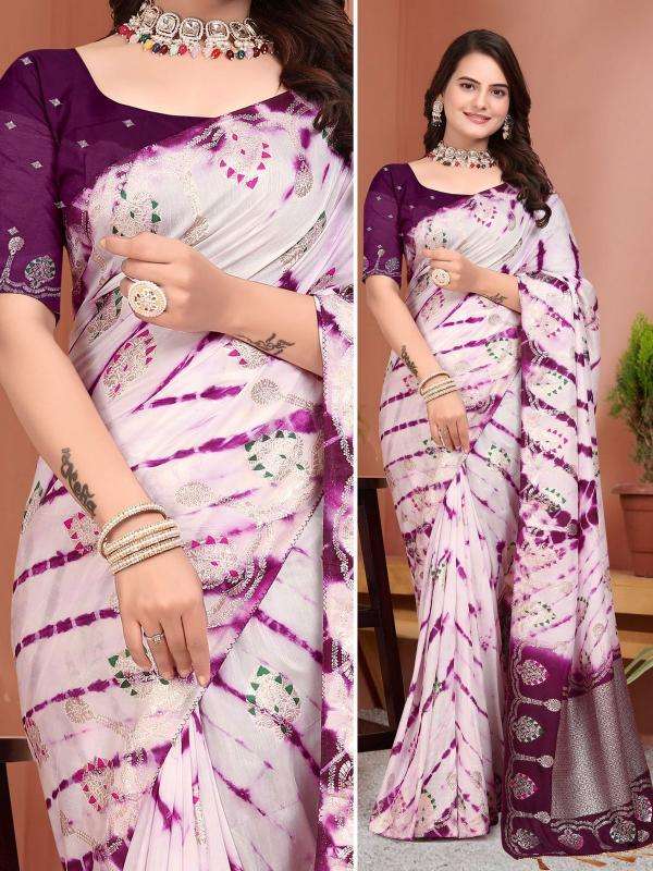 Akshara rajasthani rainbow shibhori Wholesale Saree supplier in surat