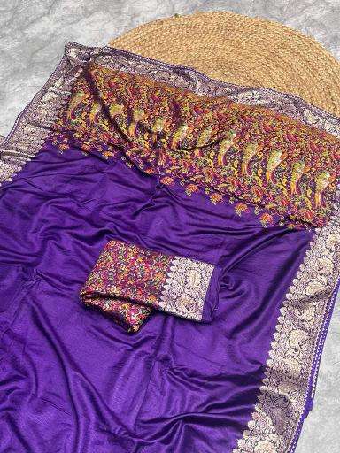 Akshara russian cotton silk Surat saree wholesale market