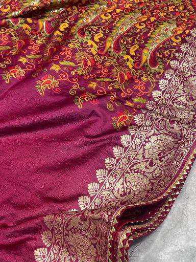 Akshara russian cotton silk Surat saree wholesale market