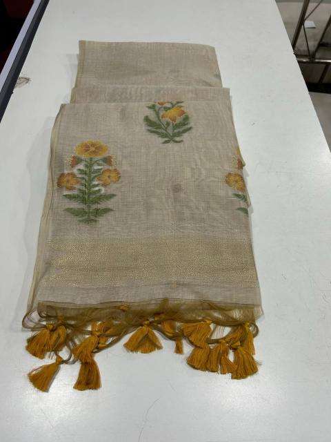 Akshara soft muga cotton Saree Wholesalers in Surat