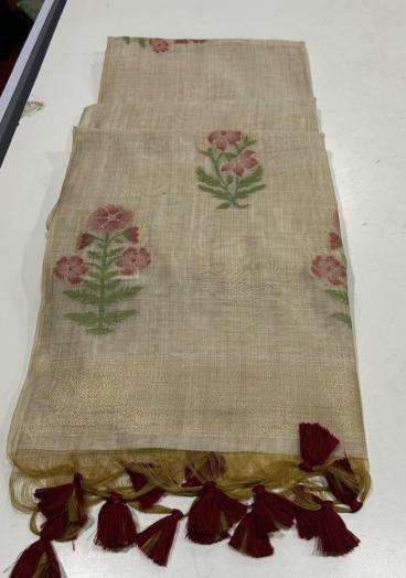 Akshara soft muga cotton Saree Wholesalers in Surat