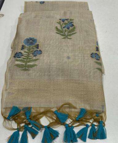 Akshara soft muga cotton Saree Wholesalers in Surat